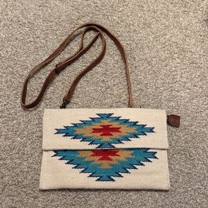 American Darling Cream and Multicolor Crossbody Bag